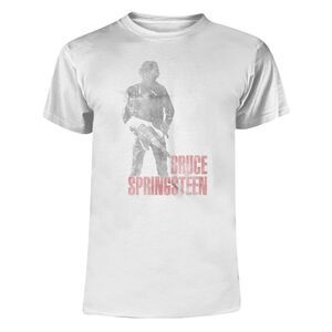 Bruce Springsteen Unisex Adult Hologram T-Shirt / White